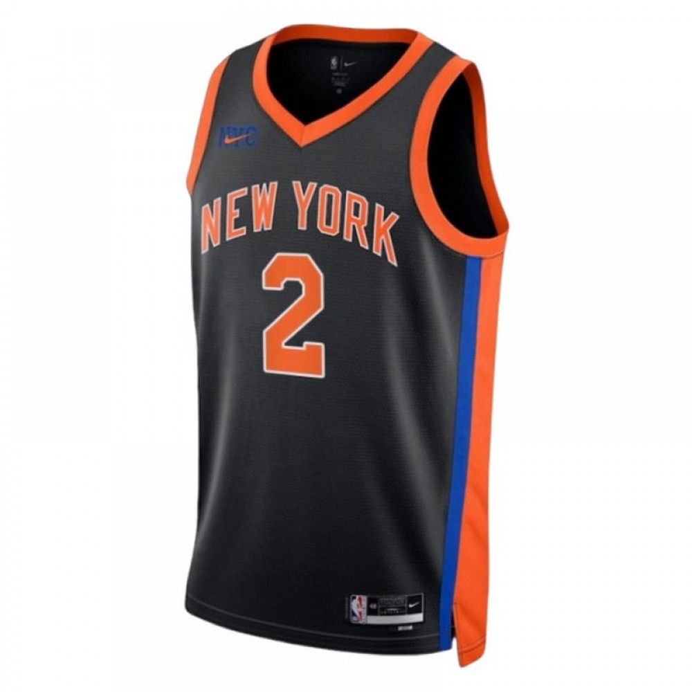 Miles McBride New York Knicks Unisex 2022/23 Swingman Jersey - City Edition - Black-Pro Kit Vault | Brand New 26/27 Sports Jerseys